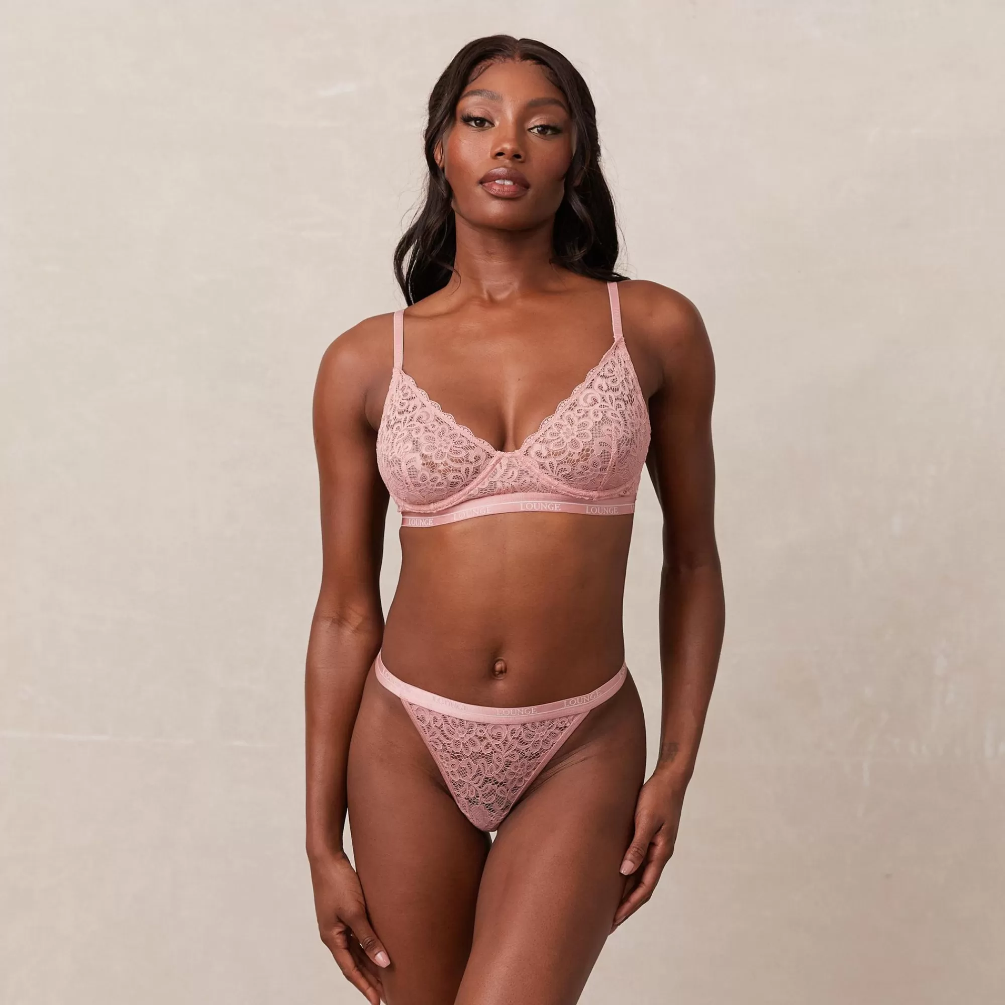 Lounge Underwear Balcony Soutien-Gorge Rose Cheap