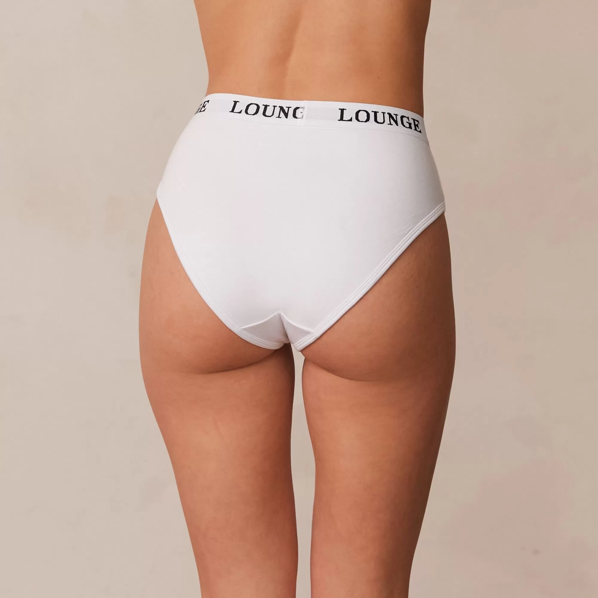 Lounge Underwear Bamboo Basic Culotte Blanc Outlet