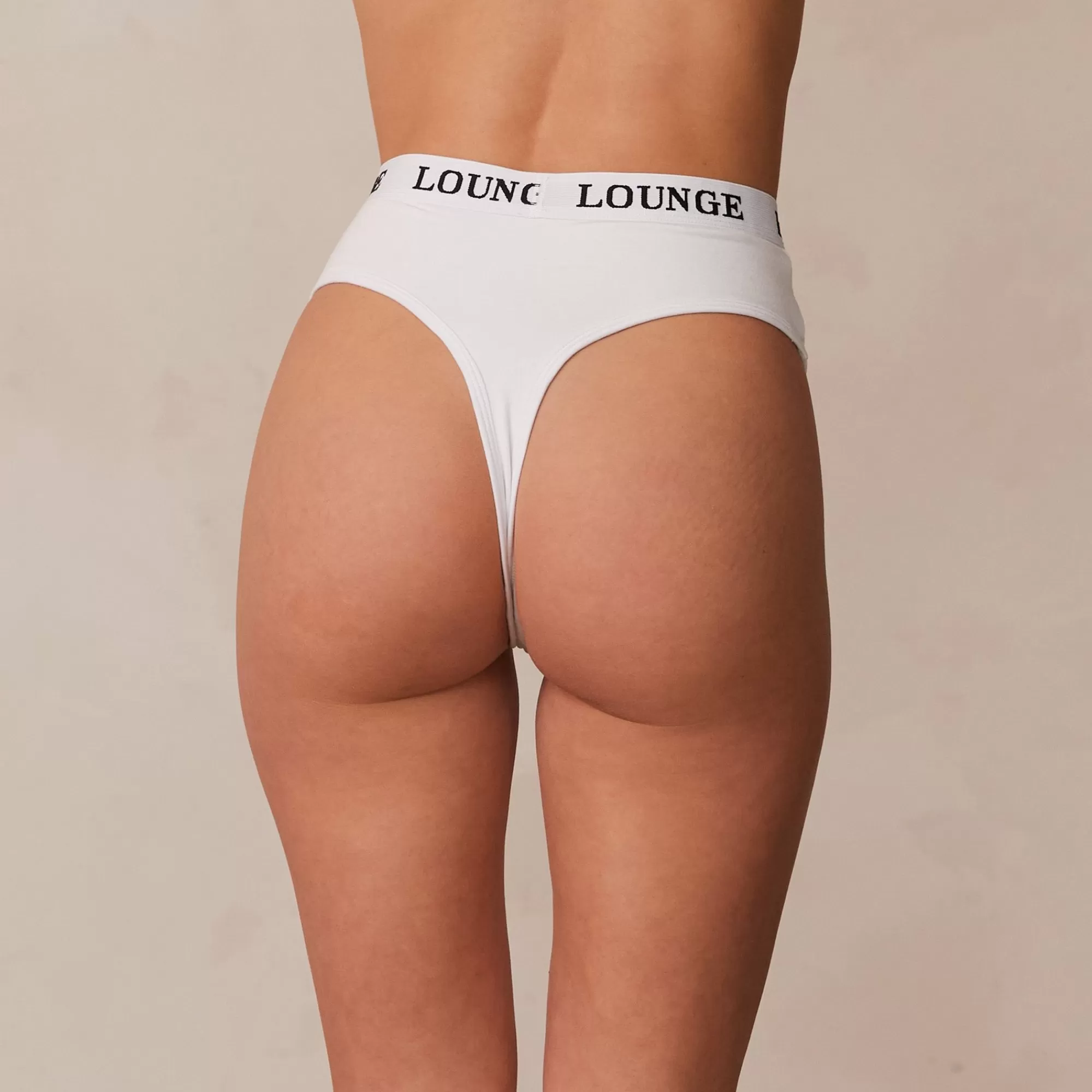 Lounge Underwear Bamboo Basic String Blanc Cheap