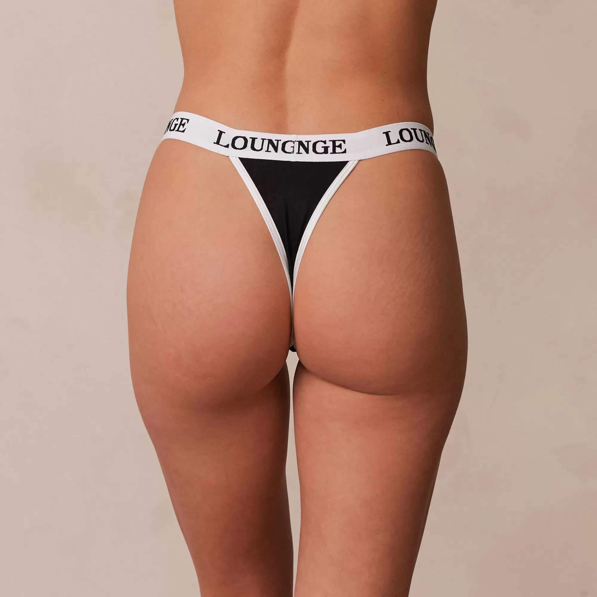 Lounge Underwear Bamboo Triangle String Noir Best Sale