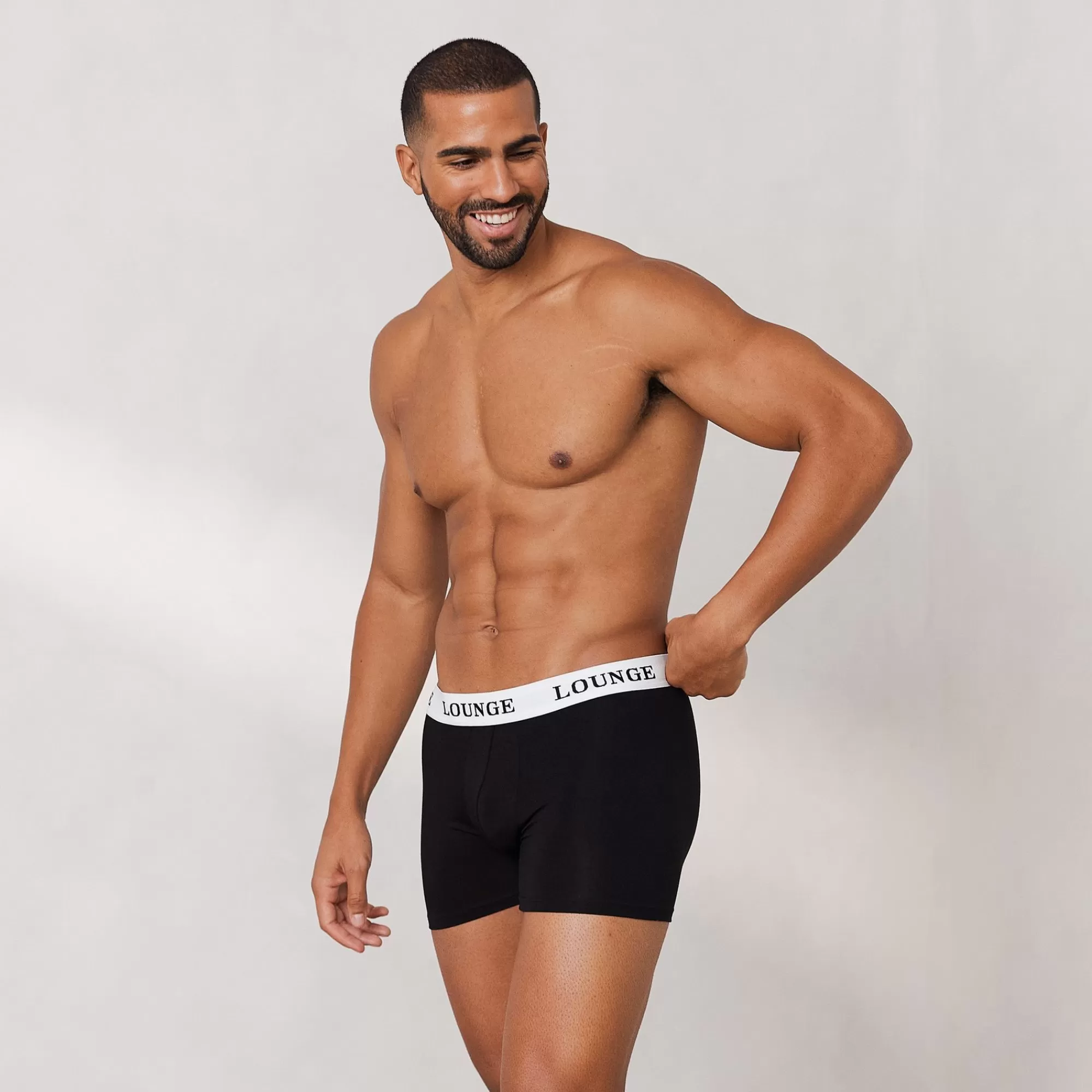 Lounge Underwear Boxers Everyday Pour Homme (Pack De 3) Noir Clearance