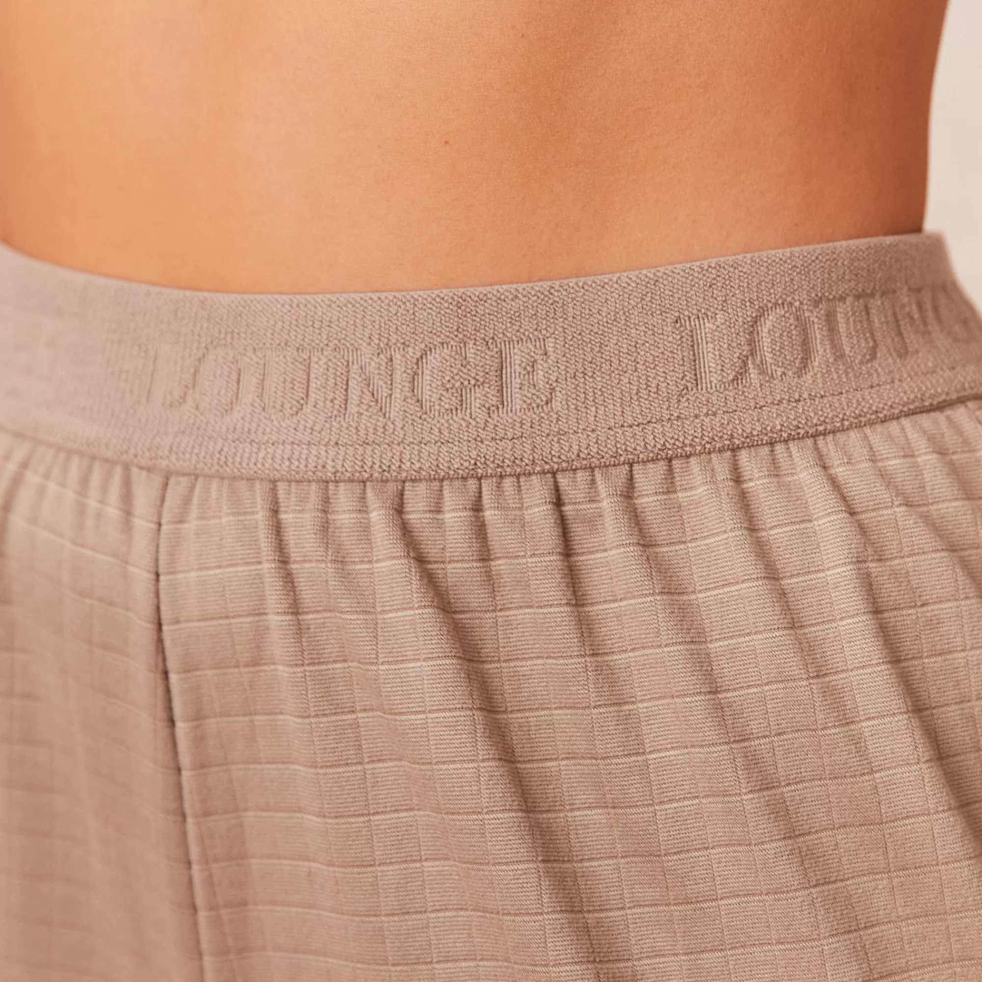 Lounge Underwear Classic Fleece Oversize Pantalon De Pyjama Nude Sale