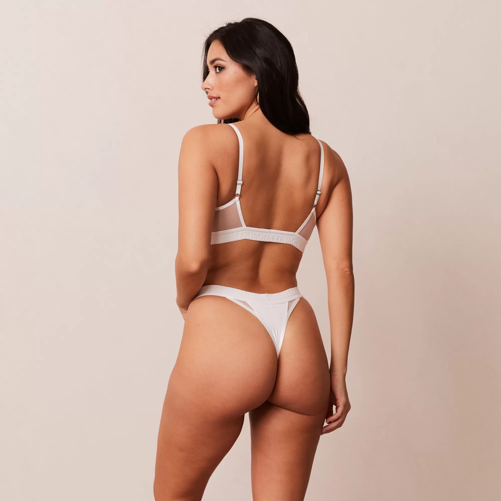 Lounge Underwear Contour Mesh Soutien-Gorge Blanc Sale