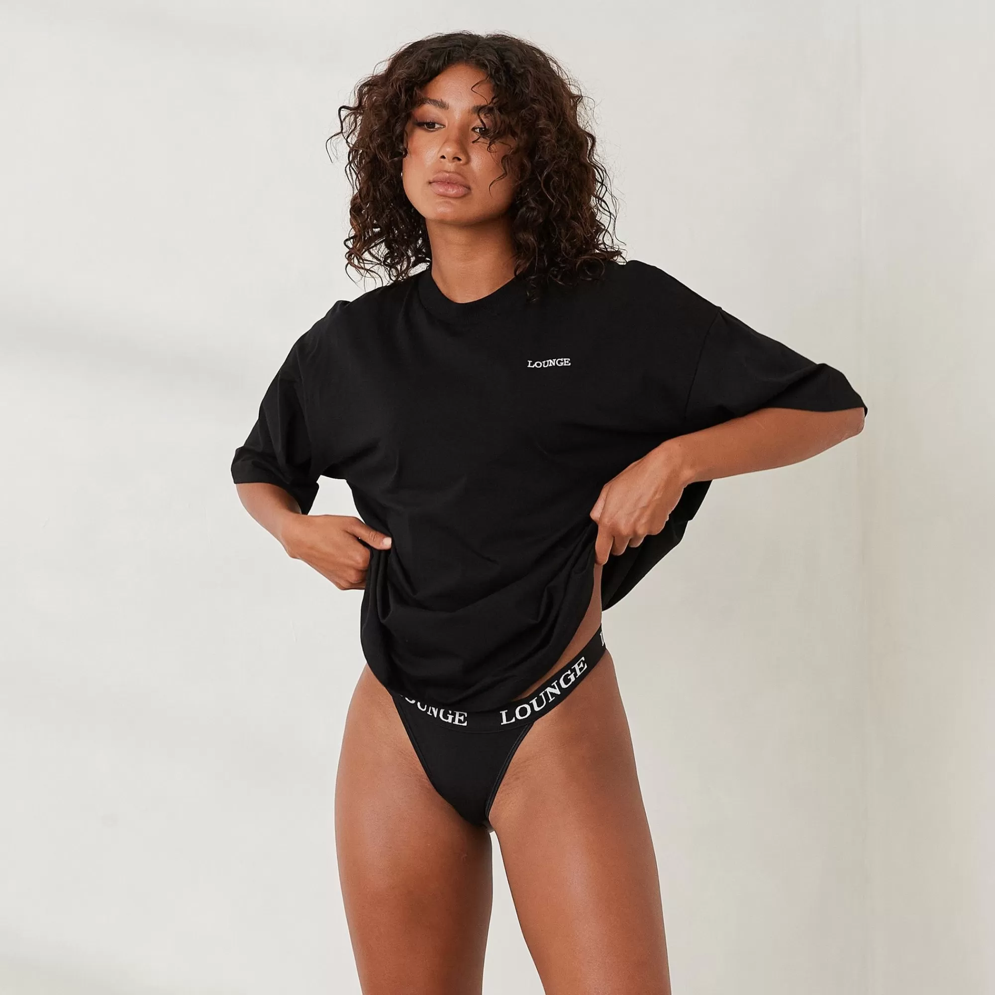 Lounge Underwear Essential T-Shirt Oversize Noir Outlet