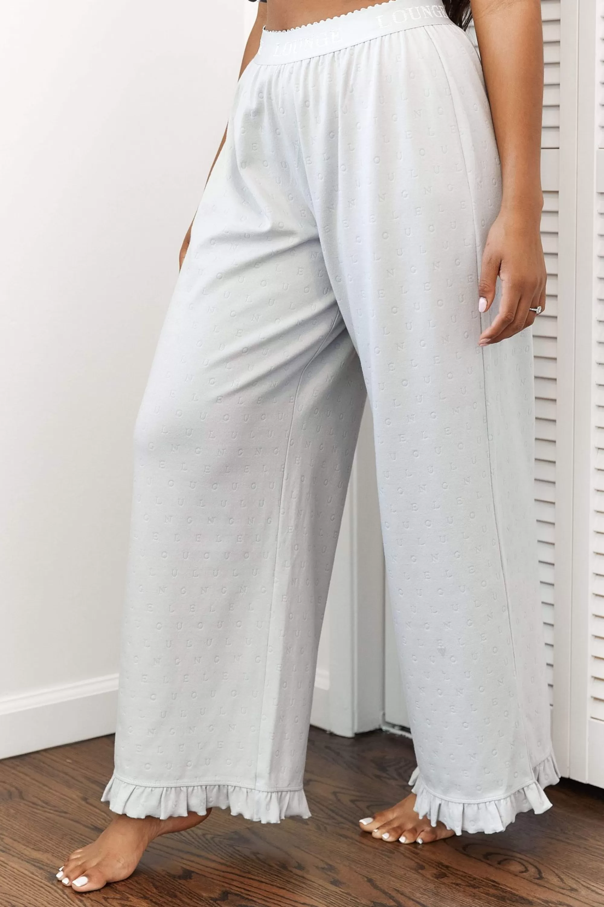 Lounge Underwear Frill Pyjama Trousers Givre Store