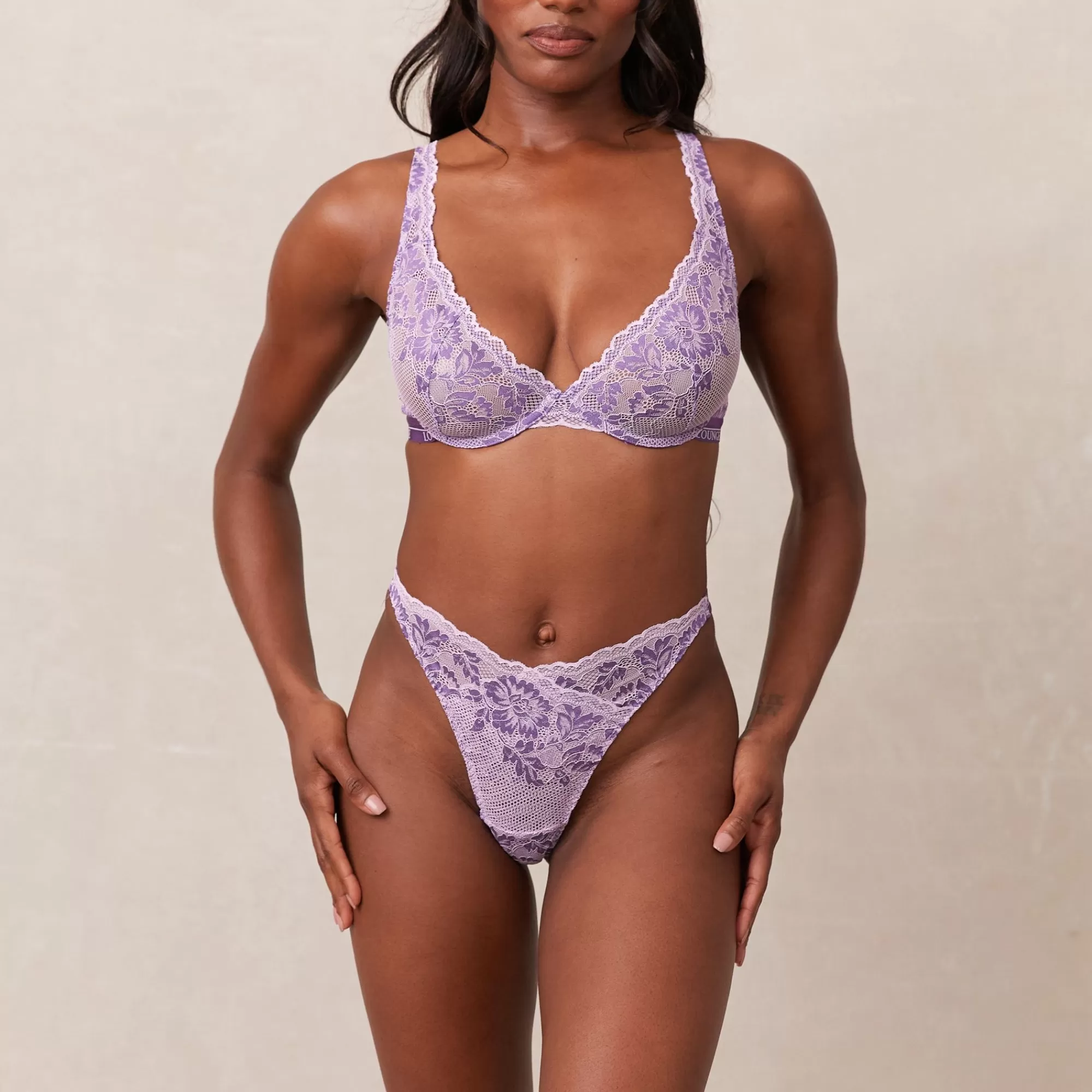 Lounge Underwear Luxe Balcony Soutien-Gorge Mauve Fashion