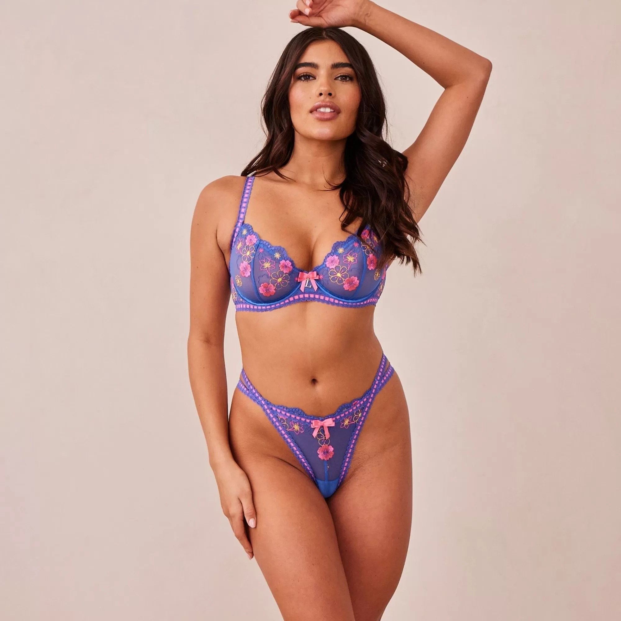 Lounge Underwear Neon Balcony Soutien-Gorge Bleu Hot