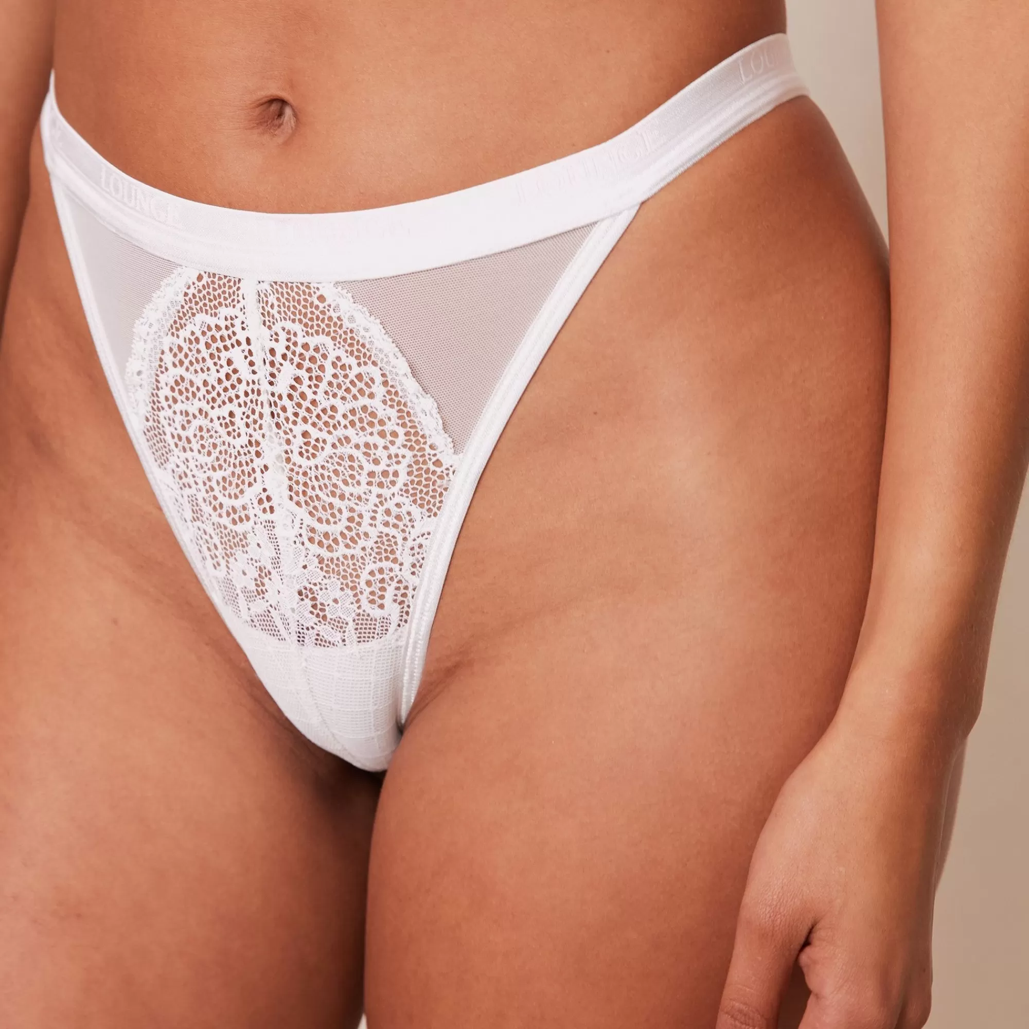 Lounge Underwear Royal String Blanc Discount