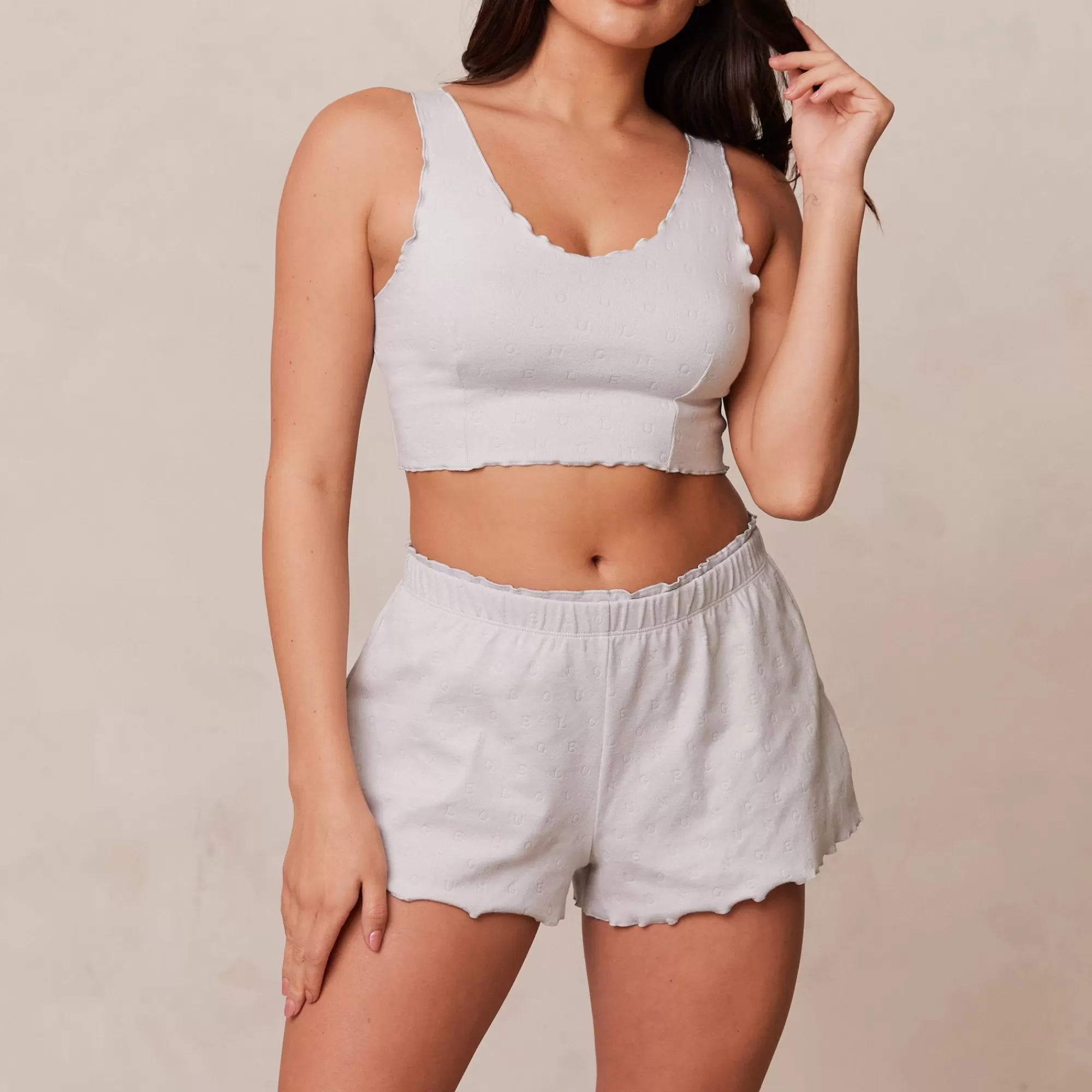 Lounge Underwear Ruffle Pyjama Cami Top Givre Shop