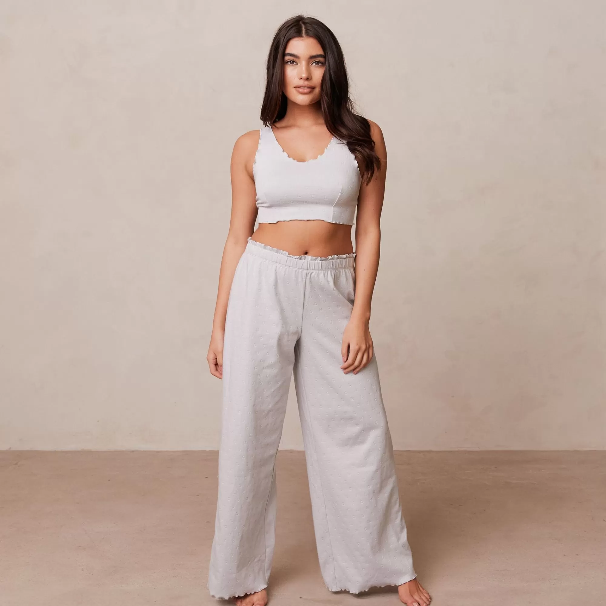 Lounge Underwear Ruffle Pyjama Trousers Givre Shop