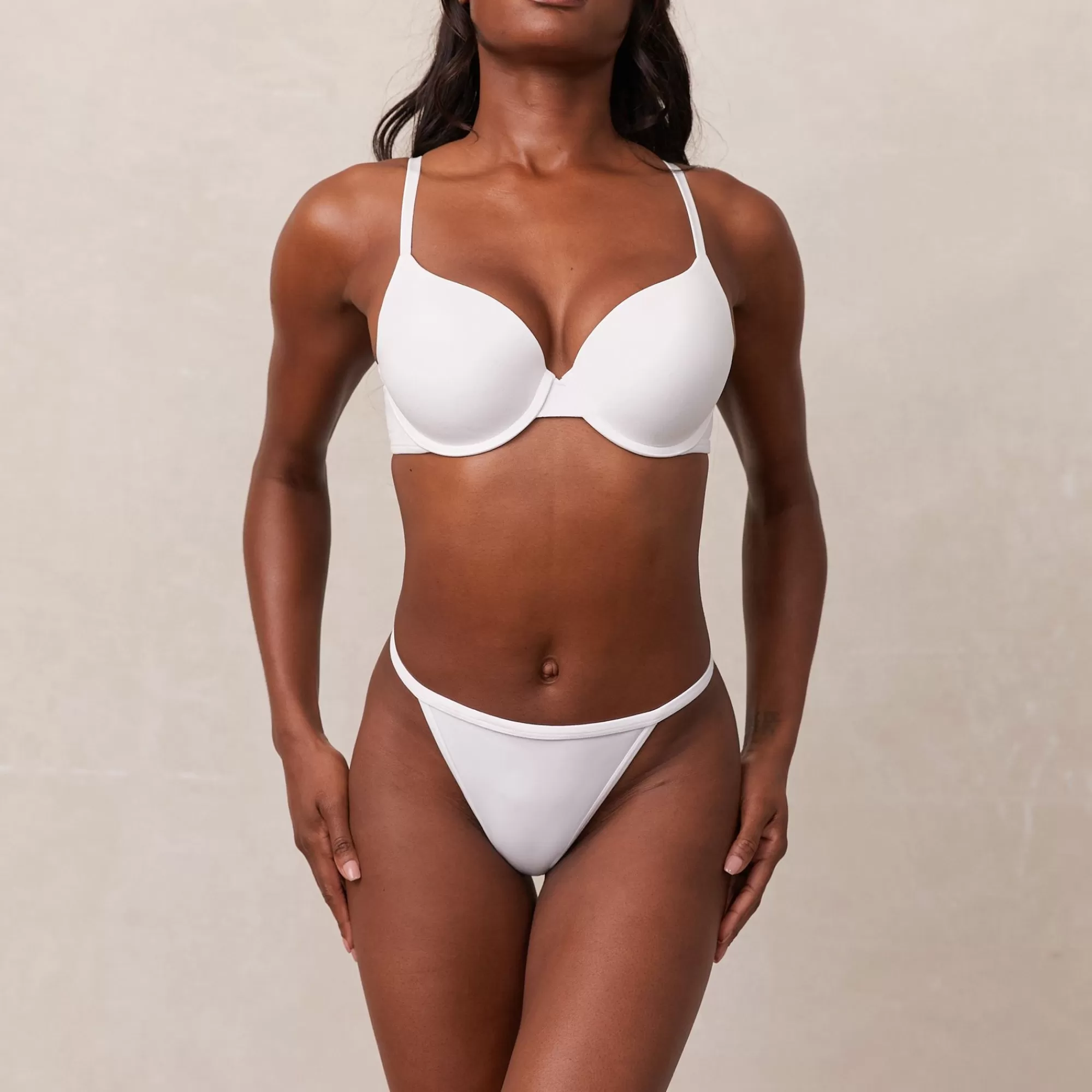 Lounge Underwear Sculpt T-Shirt Soutien-Gorge Push-Up Blanc Store