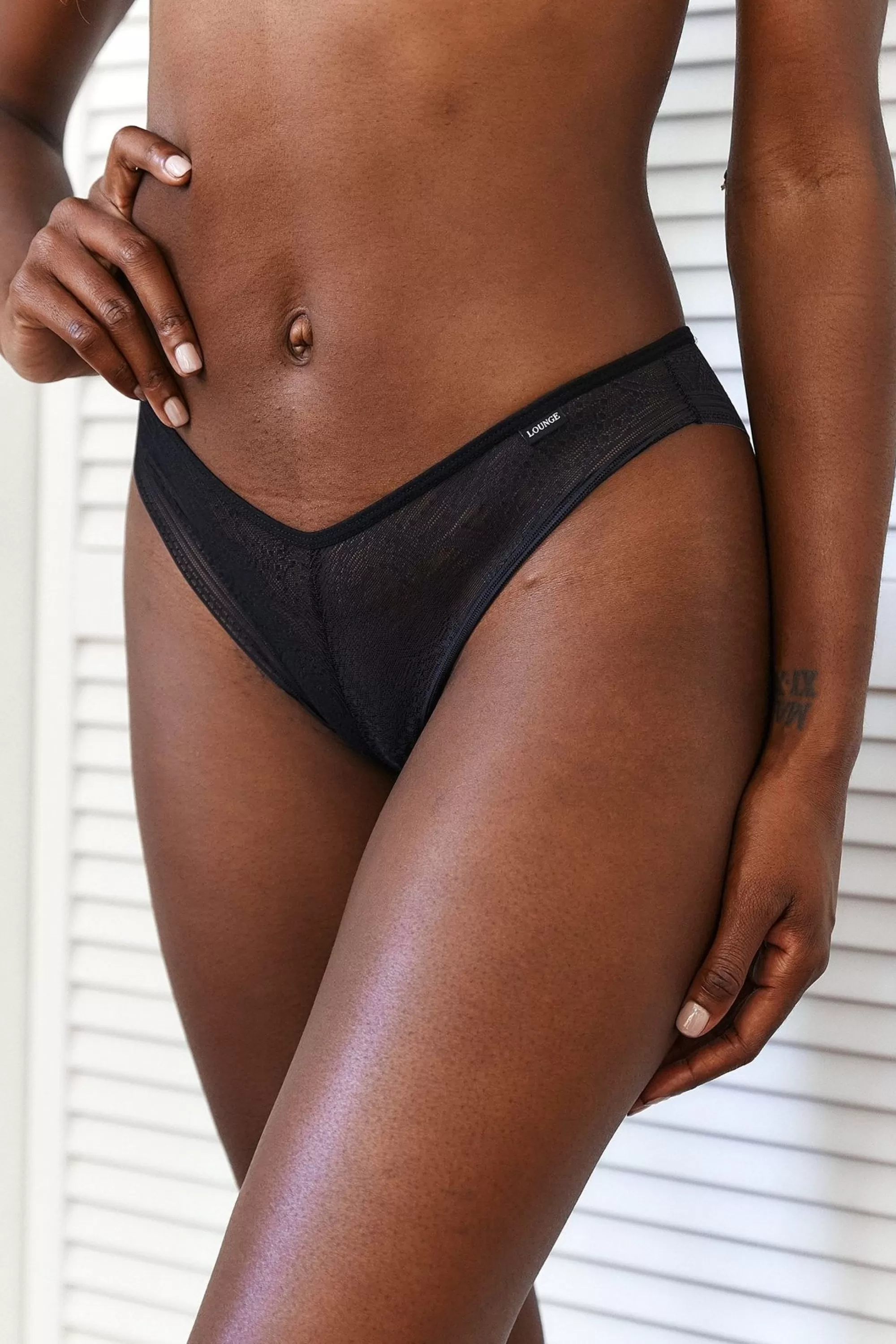 Lounge Underwear Seamless Barely There Cheeky Culotte Noir Fashion