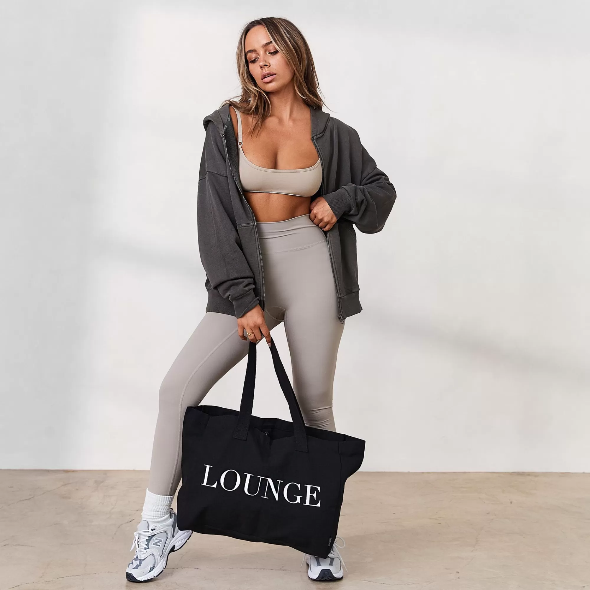 Lounge Underwear Signature Tote Bag Noir Outlet