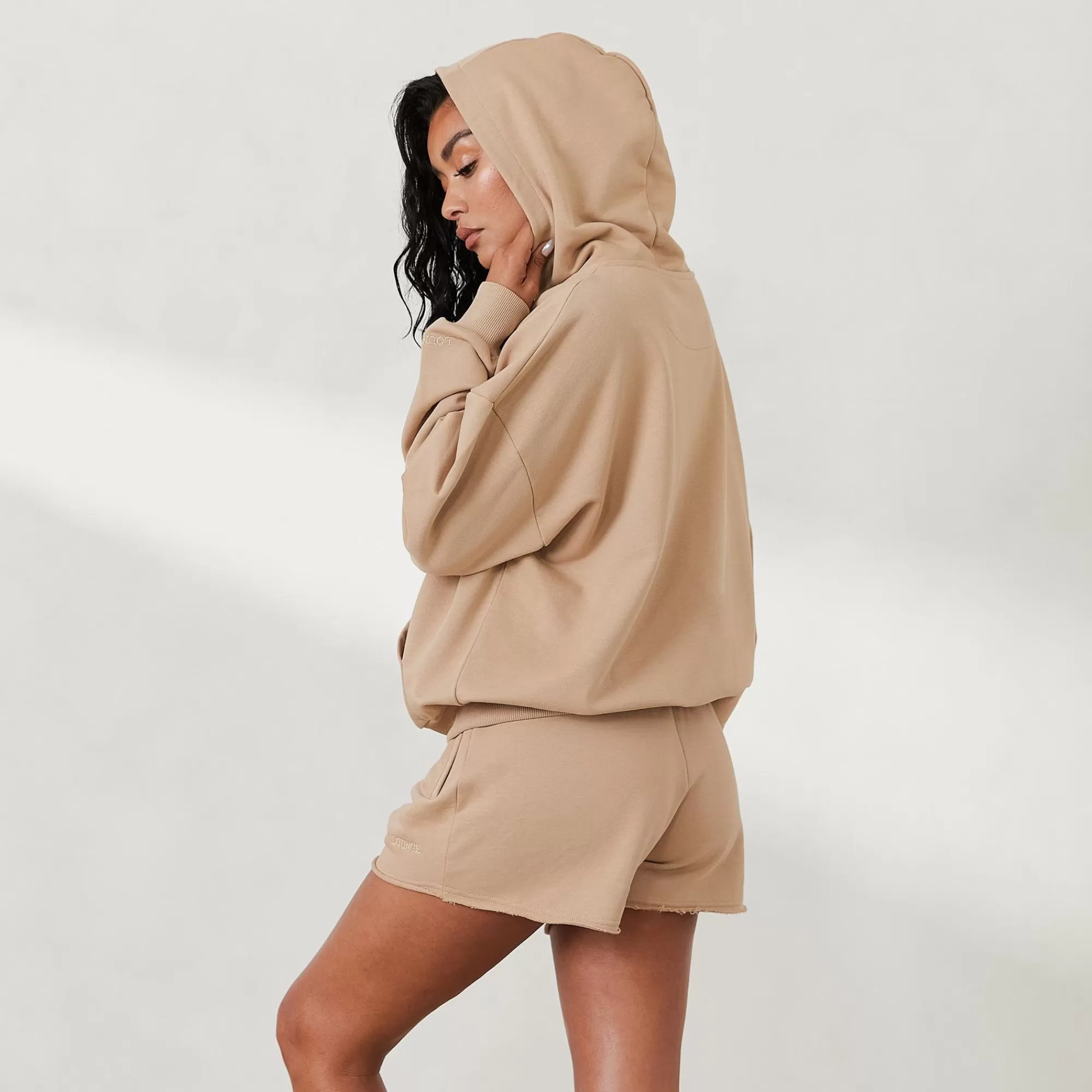 Lounge Underwear Sweat Oversize Avec Zip X Jess Hunt Caramel Flash Sale